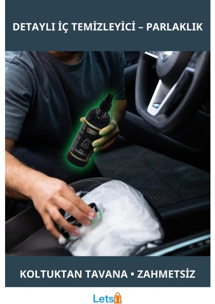 Derinlemesine Temizlik Için Araç Detaylı Iç Temizleyici