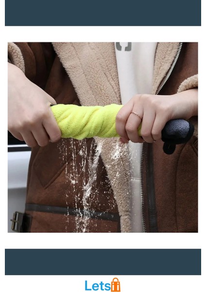 Yünlü Mikrofiber Yüksek Emicilikte Araba Temizlik Bezi 50X70 cm modelleri