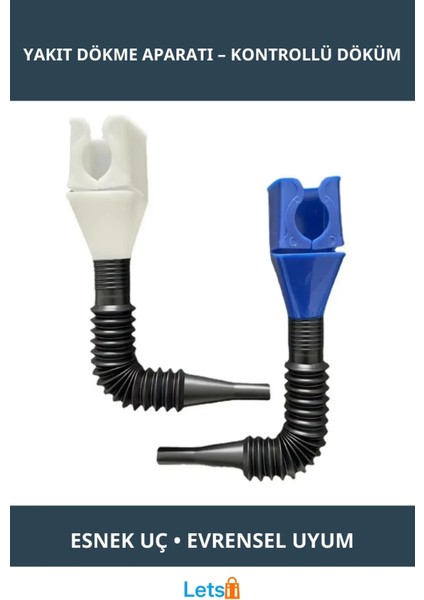 Esnek Sızdırmaz Yakıt Dökme Aparatı Kontrollü Sıvı Dökümü