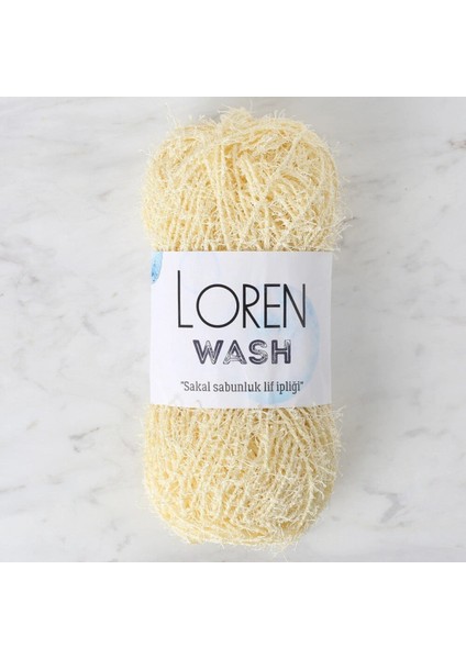 Loren Wash Açık Sarı El Örgü İpi - R083 - 34037