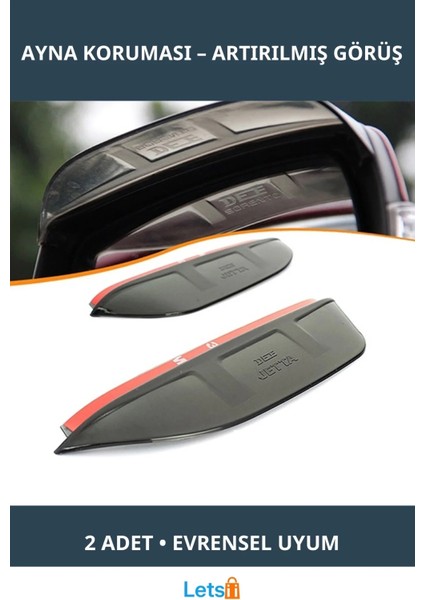 Universal Araç Ayna Koruyucu 2 Adet