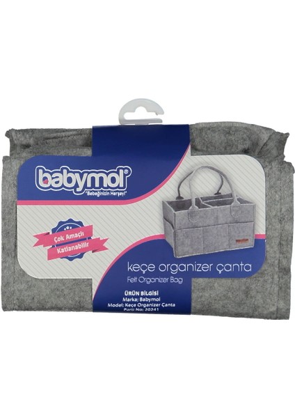 8362 Keçe Organizer Saplı Çanta