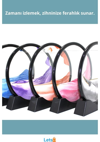 Modern Beyaz Çerçeveli Sulu Kum Saati fiyatları