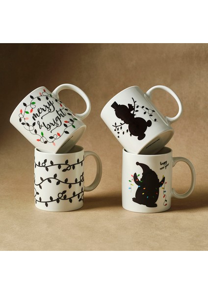 New Year Yılbaşı Twinkle 4 Kişilik Kupa Seti 340 ml fiyatları