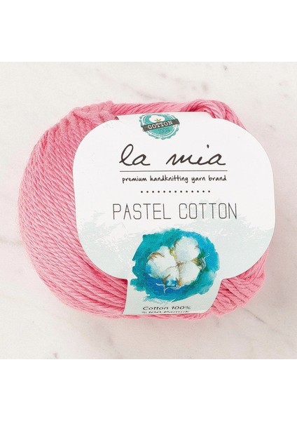 La Mia Pastel Cotton Pembe El Örgü İpi - L184 - 33947