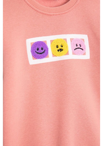 Somon Gülenyüz Nakışlı Şardonlu Kız Çocuk Eşofman Takımı 23360 fiyatları