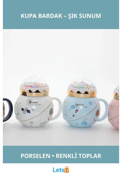 Şık Üstü Renkli Toplu Dayanıklı Porselen Kupa Bardak