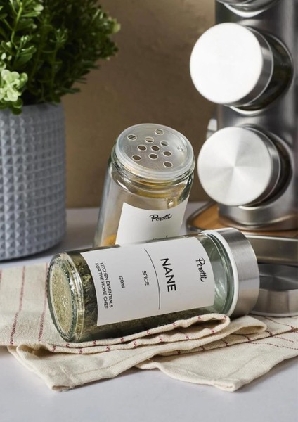 Casa Wood Baharatlık Takımı - Döner Stantlı, Kare modelleri