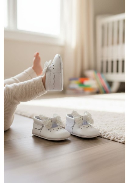 Hakiki Deri Bebek Patik Makosen Ayakkabı