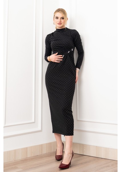 Lumière Elegance Mini Taş Elbise 50343