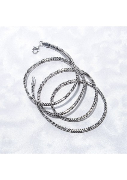 3n Oluklu Tilki Kuyruğu Gümüş Zincir fiyatları