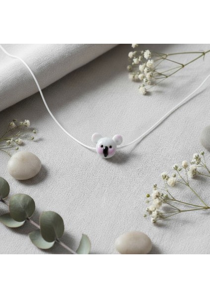 El Yapımı Porselen Koala Figürlü Kadın Kolye fiyatları