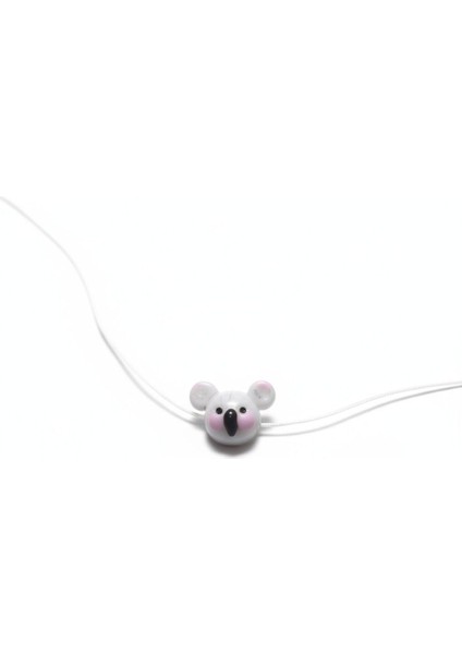 El Yapımı Porselen Koala Figürlü Kadın Kolye modelleri
