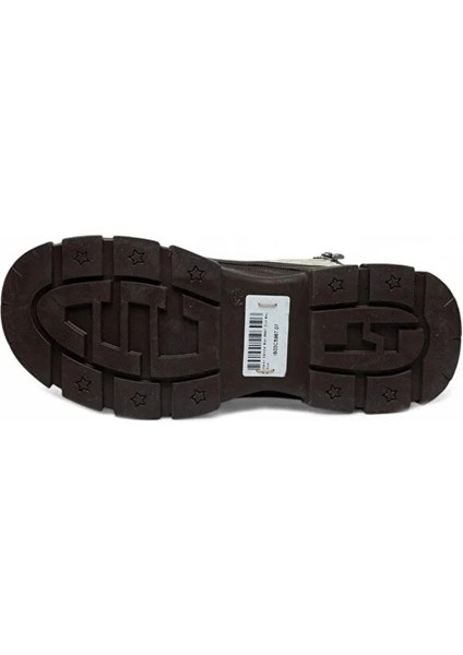 (Conpax) Fermuarlı&bağcıklı Termo Kaymaz Taban Günlük Kadın Bot Krem indirimleri