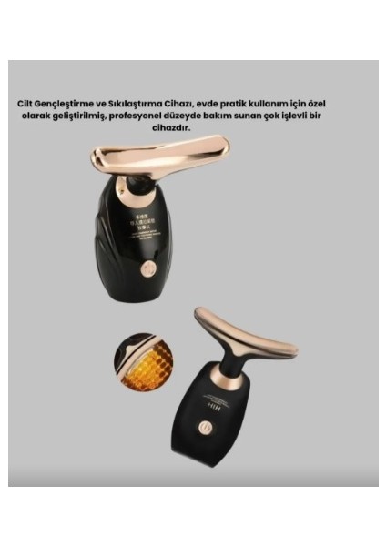 Titreşimli Cilt Gençleştirme Cihazı Yüz ve Boyun Sıkılaştırıcı fırsatları