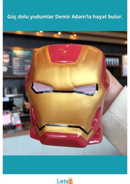 Demir Adam Temalı Paslanmaz Çelik Kupa Bardak fiyatları