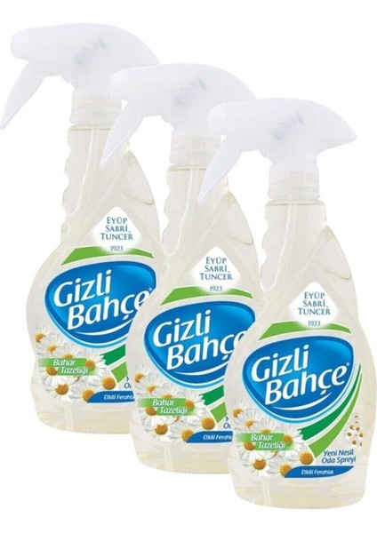 Gizli Bahçe Oda Spreyi Bahar Tazeliği 3 x 500 ml modelleri