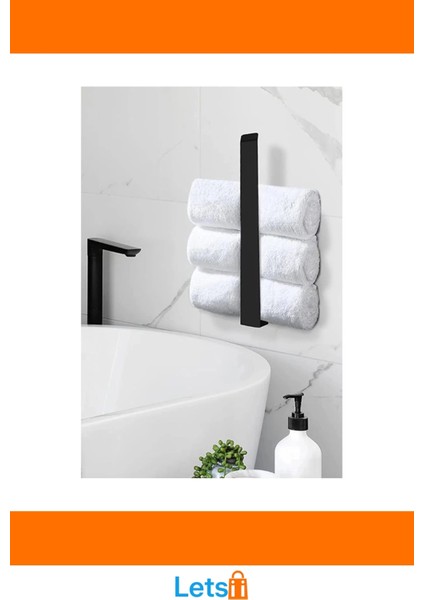 Dayanıklı Paslanmaz Metal Mat Siyah Havluluk fırsatları