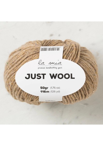 La Mia Just Wool Açık Kahverengi El Örgü İpi - LT014 - 33830