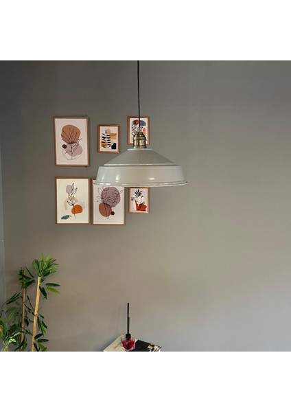 Carmelo Gri Renk Asaletli Tekli Avize Lale Başlık Sarkıt Lamba Salon Aydınlatma indirimleri