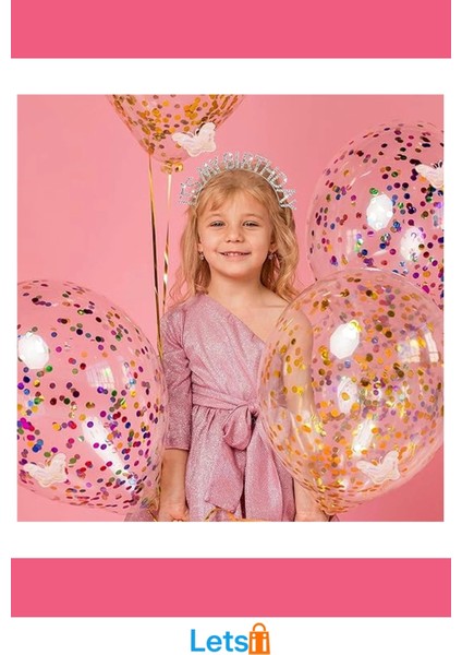 Kristal Taşlı Gümüş Renk Zarif Doğum Günü Tacı indirimleri