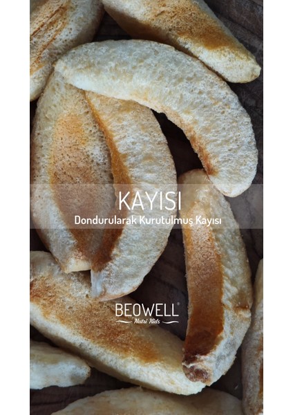 Kaslı Kayi 12 G | Freeze-Dried Dondurularak Kurutulmuş Kayısı Atıştırmalığı