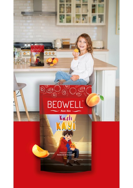 Kaslı Kayi 12 G | Freeze-Dried Dondurularak Kurutulmuş Kayısı Atıştırmalığı fiyatları