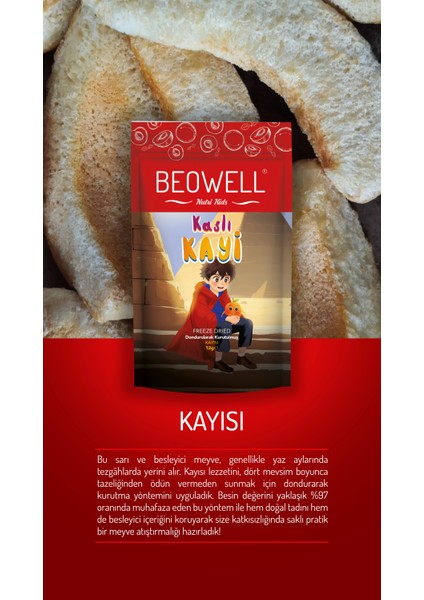 Kaslı Kayi 12 G | Freeze-Dried Dondurularak Kurutulmuş Kayısı Atıştırmalığı indirimleri