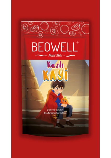 Kaslı Kayi 12 G | Freeze-Dried Dondurularak Kurutulmuş Kayısı Atıştırmalığı