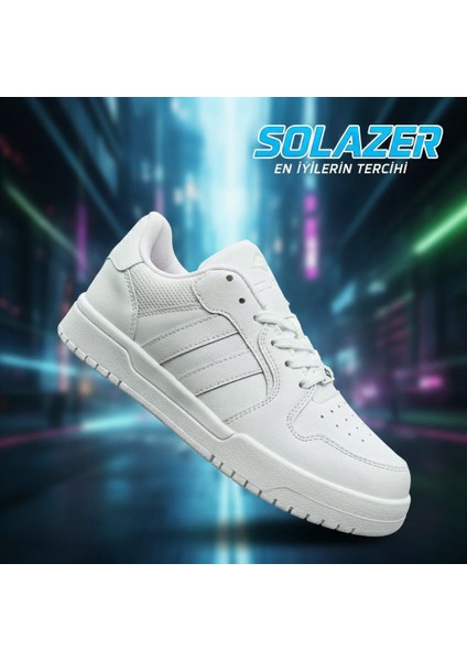 Kadın Beyaz Ortopedik Taban Günlük Sneaker 056 056