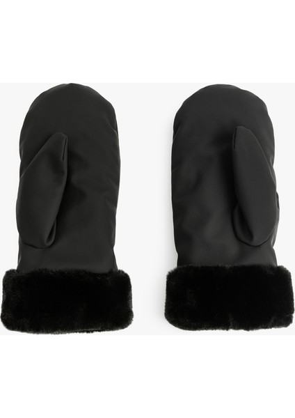 Suni Kürk Detaylı Astarlı Eldiven fiyatları