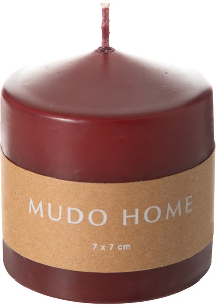 Sütun Mum Bordo 7X7CM fiyatları