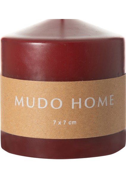 Sütun Mum Bordo 7X7CM modelleri