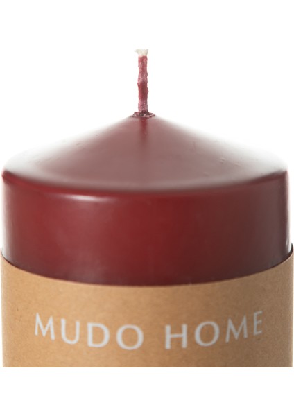 Sütun Mum Bordo 7X7CM fırsatları