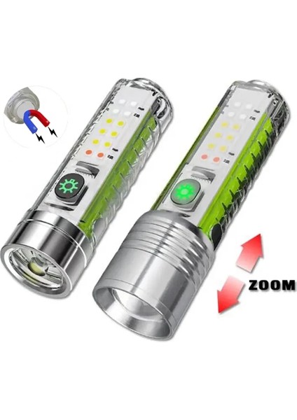 2023 Seri 8 Mod Şarjlı Yeni Nesil El Feneri WT-609