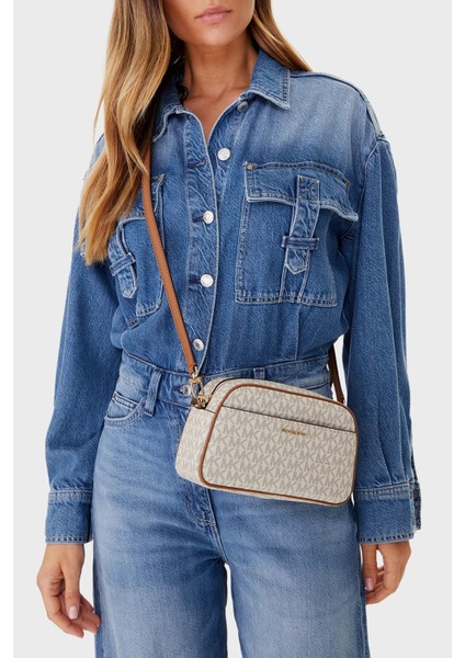 Logolu Ayarlanabilir Askılı Çanta 32F5GJ6C5B149 Bayan Çanta 32F5GJ6C5B 149 fiyatları