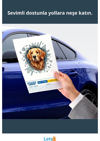 3D Kelebek Camdan Dışarı Çıkan Gerçekçi Tasarımlı Fulcar Golden Araç Stickerı fiyatları