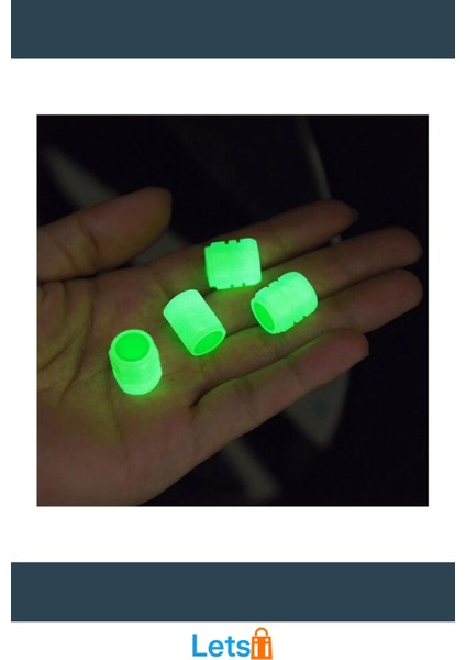 Fosforlu Su Geçirmez Sibop Kapağı 4 Adet Yeşil fırsatları