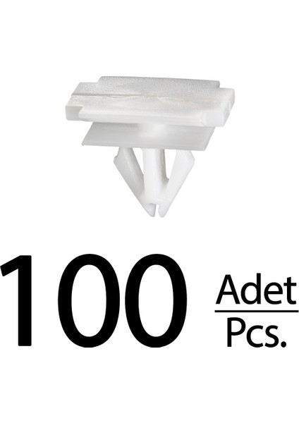 Opel Mokka Crossland Cadillac Chevrolet Buick Gmc Için Çamurluk Klips- 100 Adet