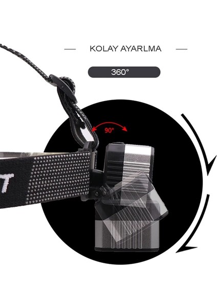 4 Modlu Sensörlü Şarjlı Güçlü Kafa Lambası WT-248 fırsatları