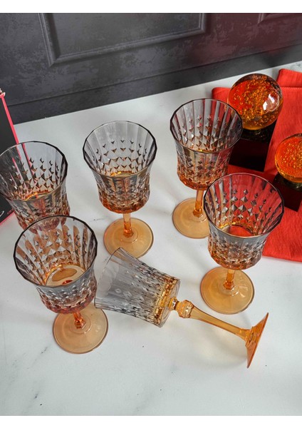 Darknnes 4'lü Turuncu Füme Crystal KADEH(120ML) modelleri