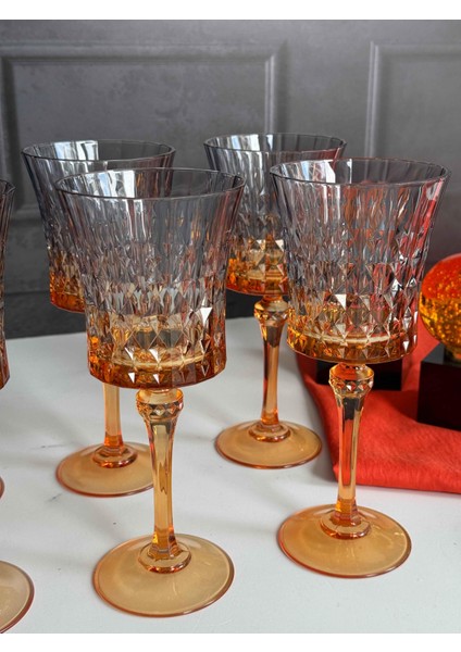 Darknnes 4'lü Turuncu Füme Crystal KADEH(120ML) fırsatları