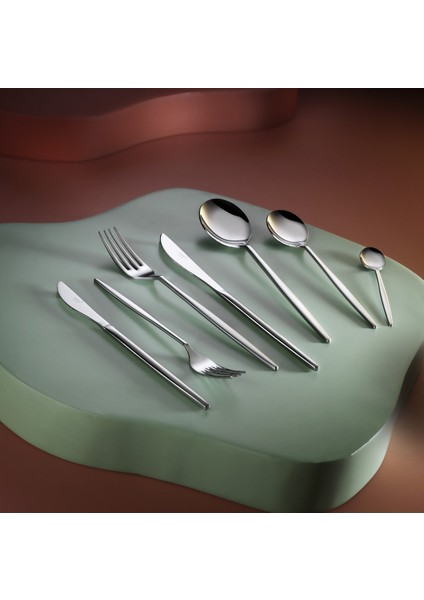 Teos Sade Yemek Çatalı 12 Adet 304 Kalite 4mm