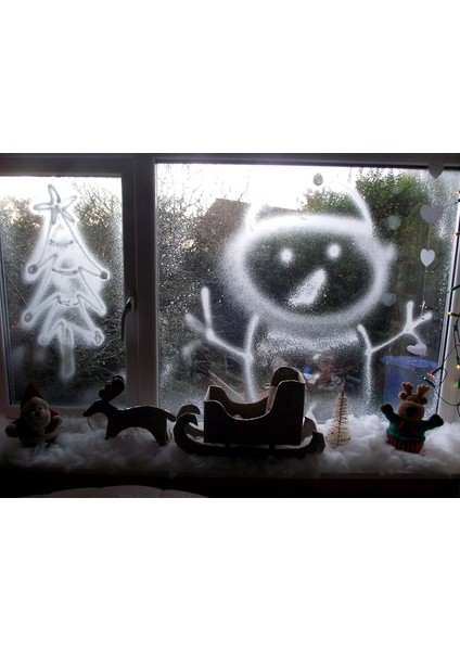 2X150ML Kalıcı Kar Spreyi Köpüğü Erimeyen Cama Yazılan Yapay Yılbaşı Parti Köpük Yağdıran Sprey 2ADT fiyatları