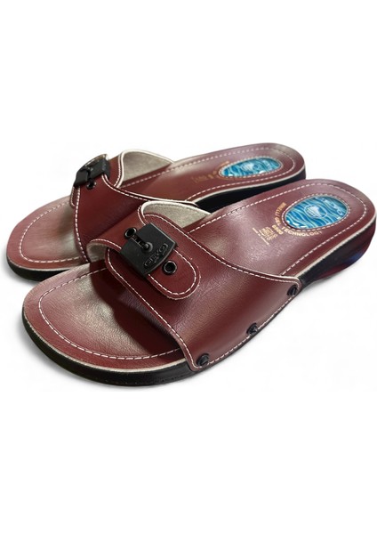 Tam Ortopedik Topuk Dikenine Özel Rahat Kırmızı Terlik modelleri