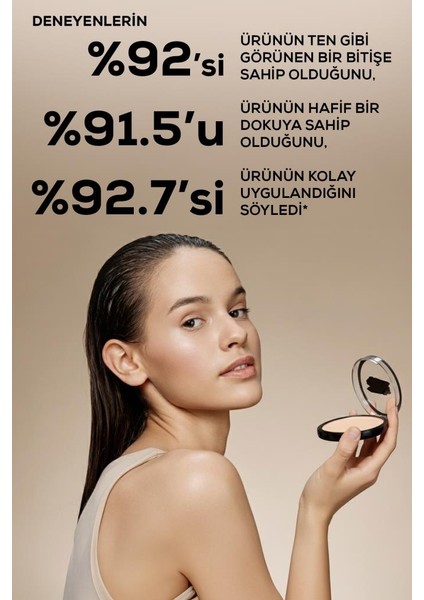 Tekli Oval Yüksek Kapatıcılı Pudra Fondöten No:2 modelleri