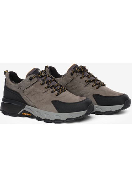 Erkek Koyu Gri Siyah Hakiki Deri Su Geçirmez Outdoor Ayakkabı 5K1GA16343 modelleri