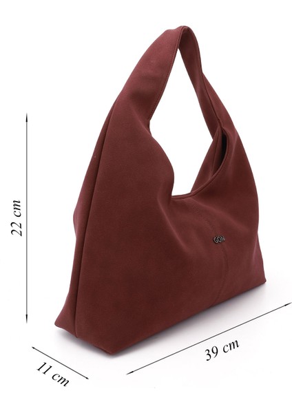 Kadın Bordo Süet El ve Omuz Çantası fiyatları