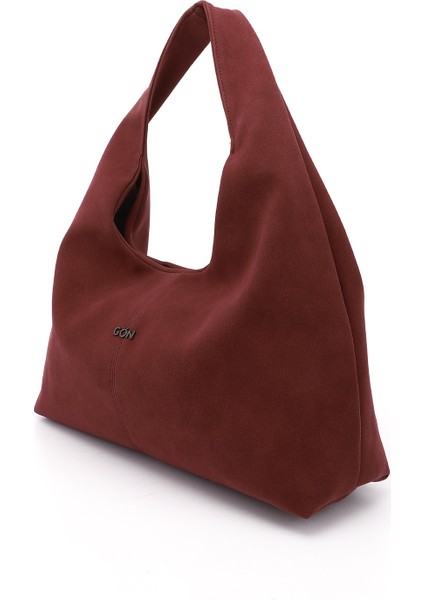 Kadın Bordo Süet El ve Omuz Çantası modelleri