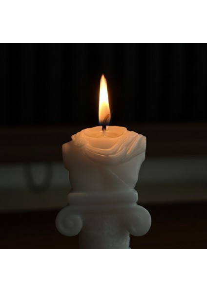 Özel Mitolojik Seri -Beyaz Apollon Tasarım Kokulu Mum modelleri